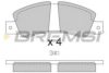 BREMSI BP2181 Brake Pad Set, disc brake